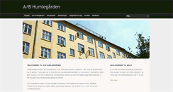 Desktop Screenshot of abhumlegaarden.dk
